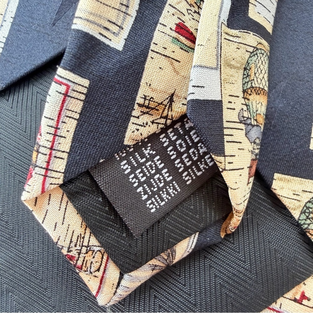 Men’s Tango By Max Raab Silk Necktie 
Aerostatic Ballon Design​​ - Picture 5 of 6